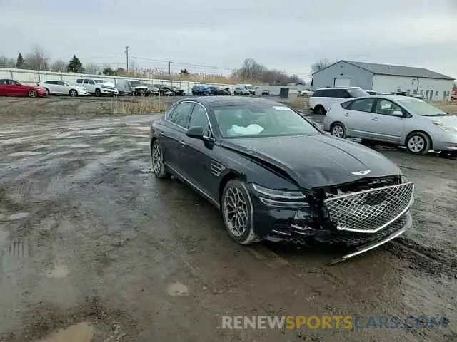 10 Photograph of a damaged car KMTGB4SC8MU078145 GENESIS G80 2021