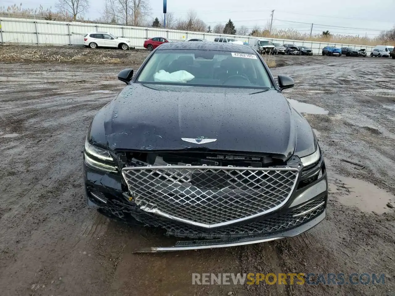 5 Photograph of a damaged car KMTGB4SC8MU078145 GENESIS G80 2021