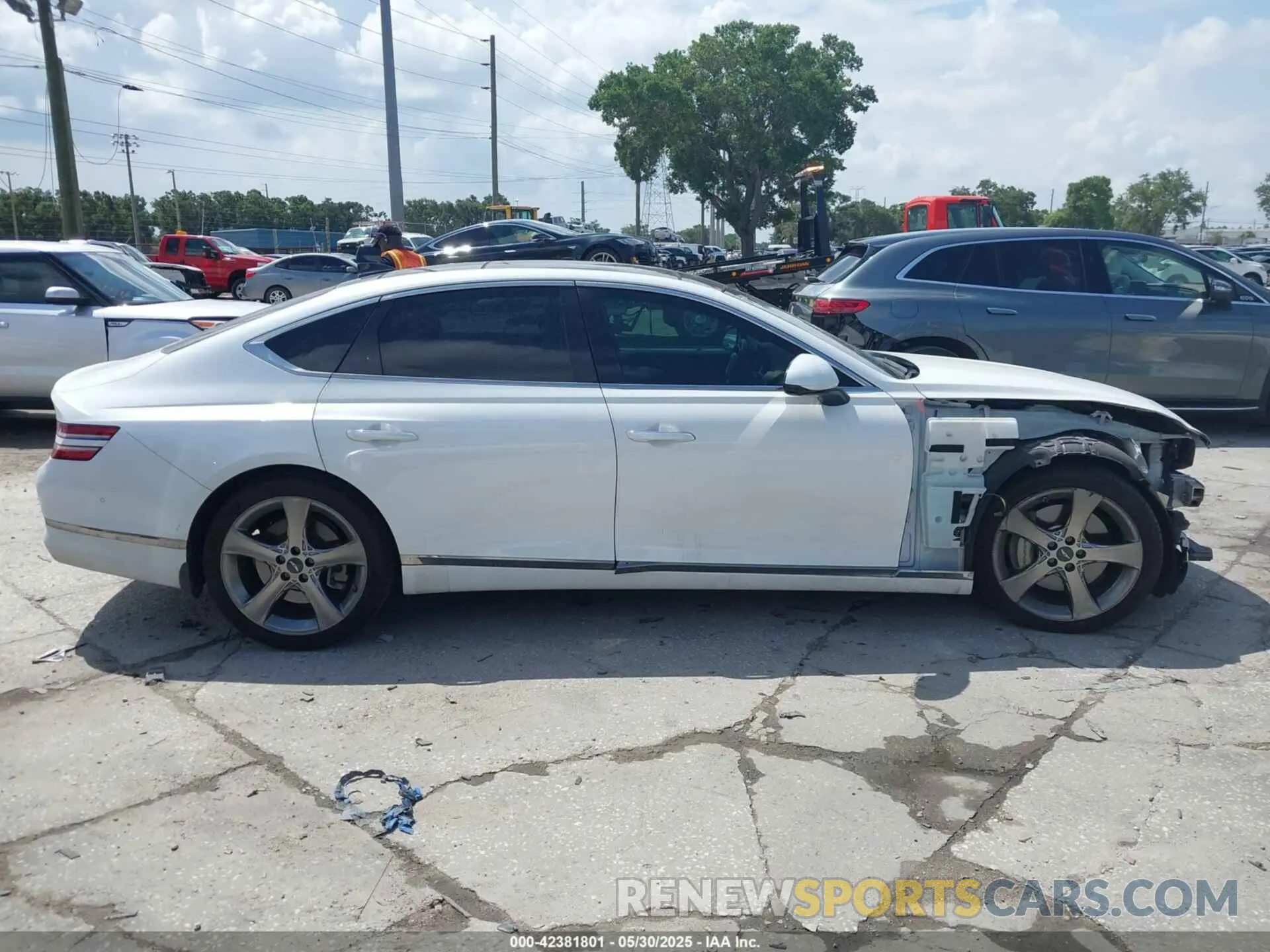 13 Photograph of a damaged car KMTGC4SD3MU088300 GENESIS G80 2021