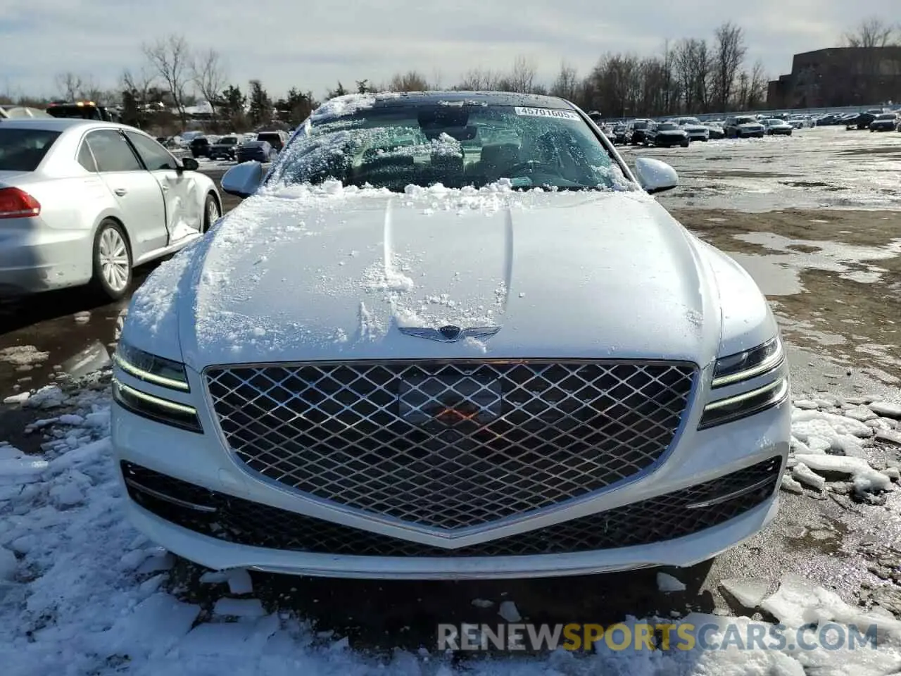5 Photograph of a damaged car KMTGB4SC3NU092276 GENESIS G80 2022