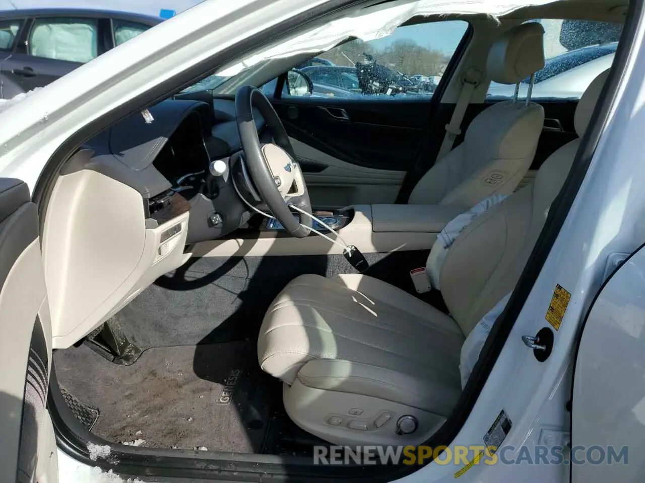 7 Photograph of a damaged car KMTGB4SC3NU092276 GENESIS G80 2022