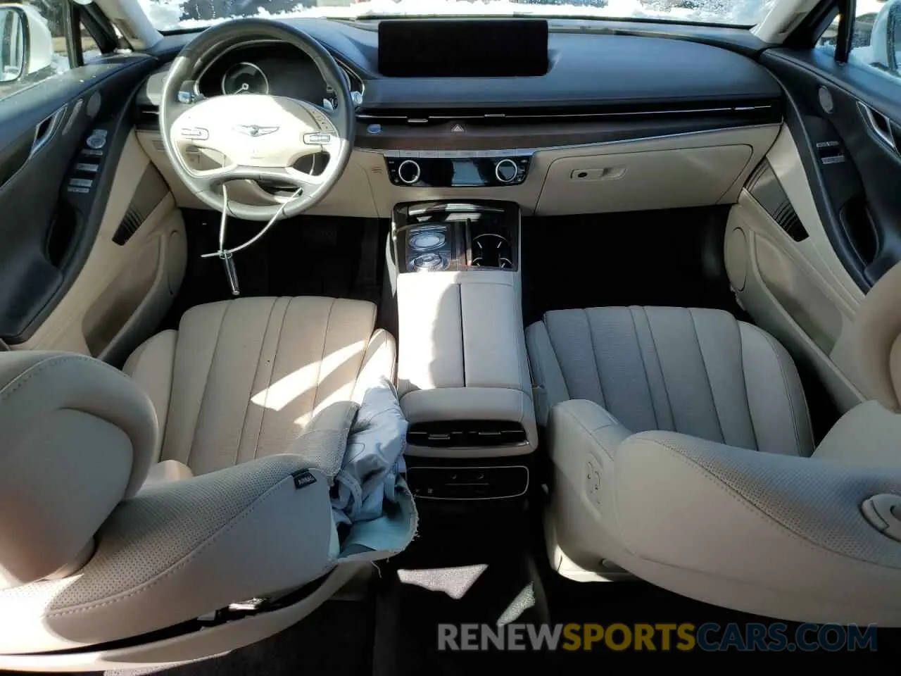8 Photograph of a damaged car KMTGB4SC3NU092276 GENESIS G80 2022