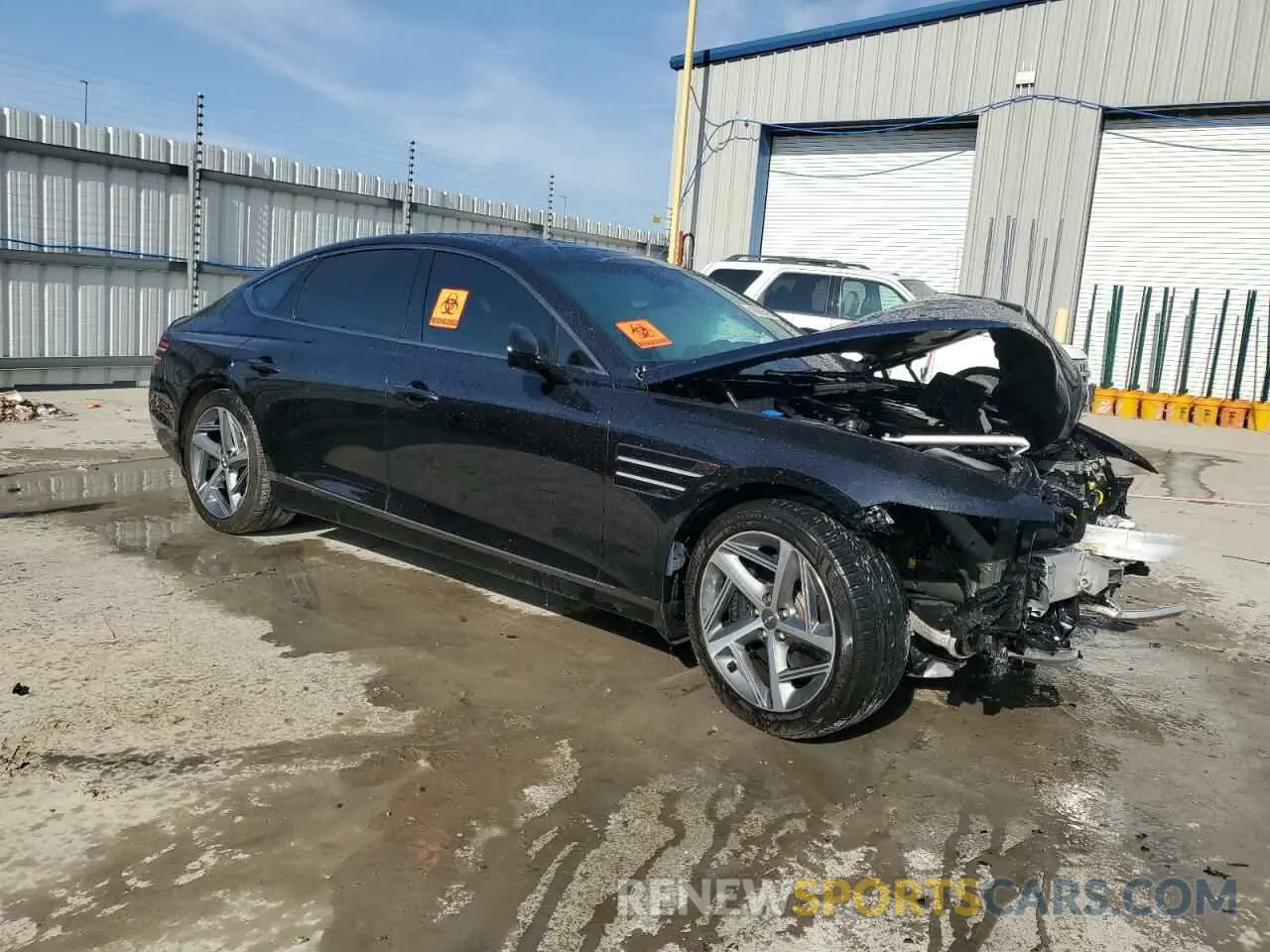 4 Фотография поврежденного автомобиля KMTGA4SC7PU152193 GENESIS G80 2023
