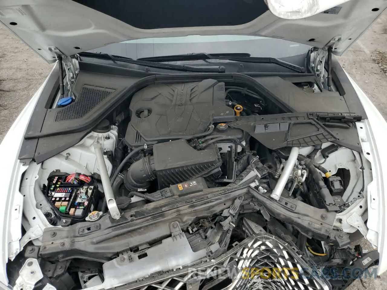 11 Фотография поврежденного автомобиля KMTGB4SC4PU180403 GENESIS G80 2023