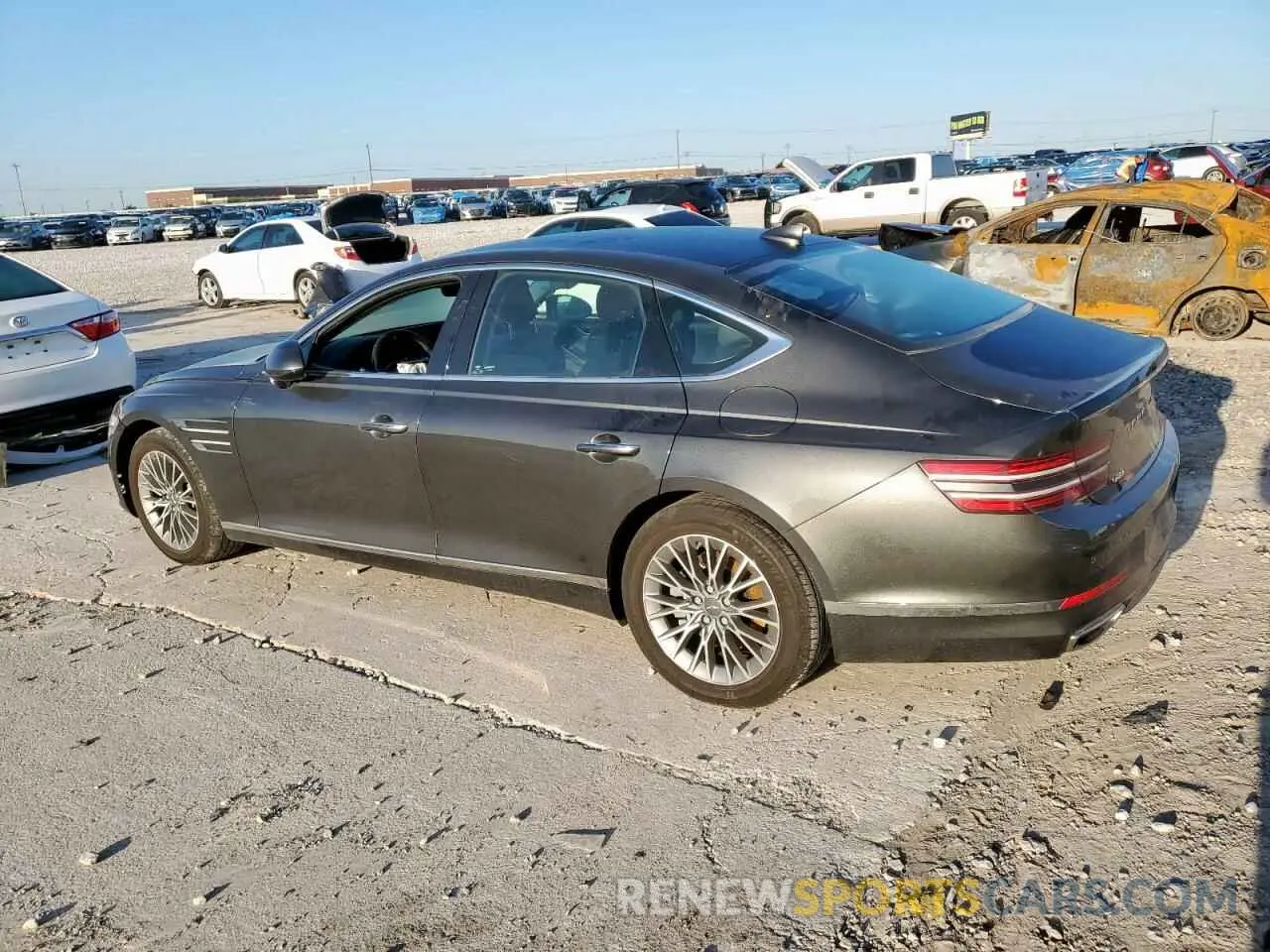 2 Фотография поврежденного автомобиля KMTGB4SC4PU185035 GENESIS G80 2023