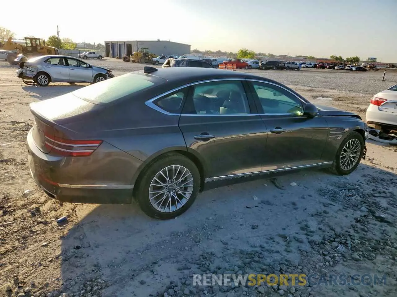 3 Фотография поврежденного автомобиля KMTGB4SC4PU185035 GENESIS G80 2023