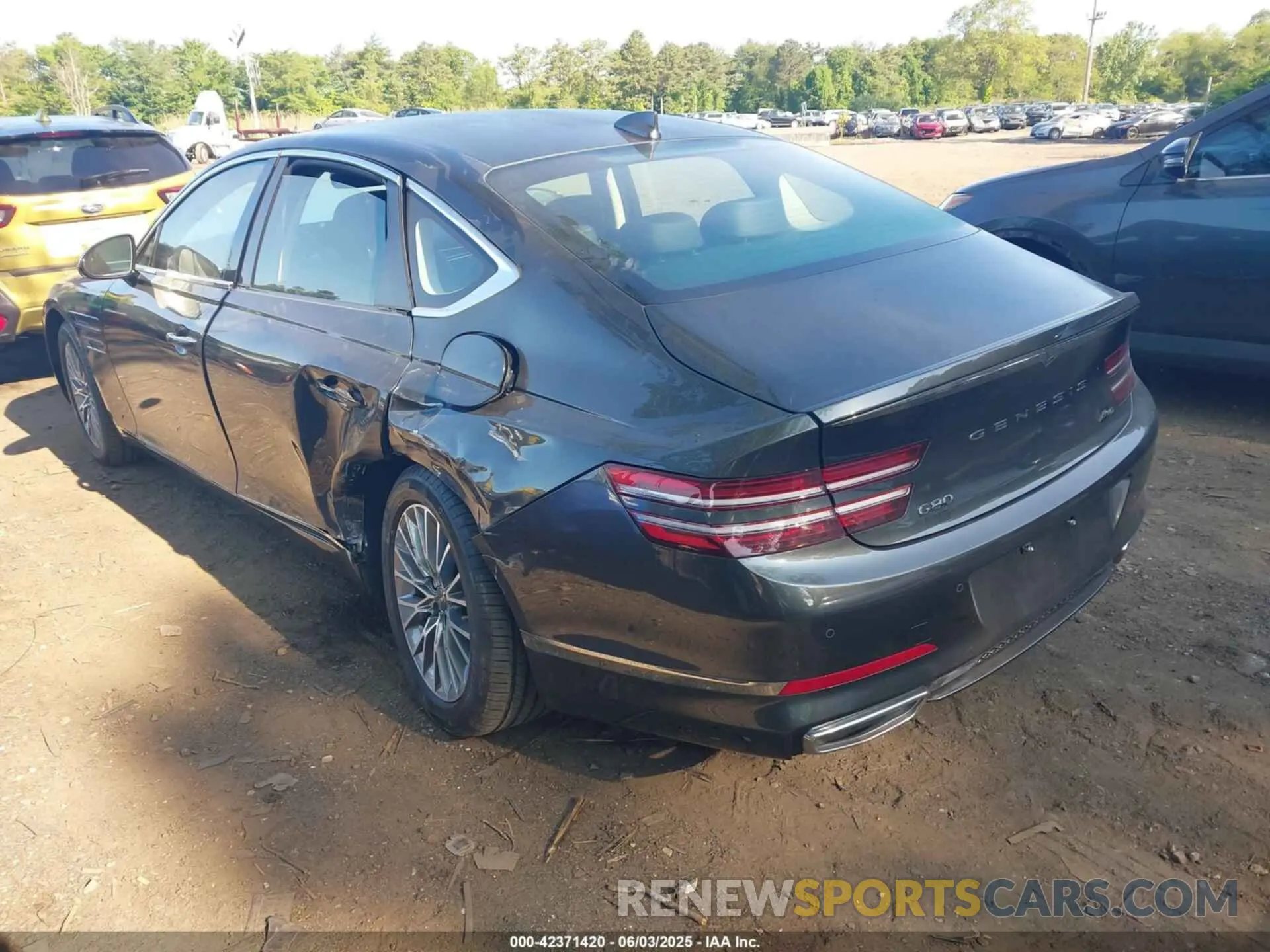 3 Photograph of a damaged car KMTGB4SC6PU197719 GENESIS G80 2023