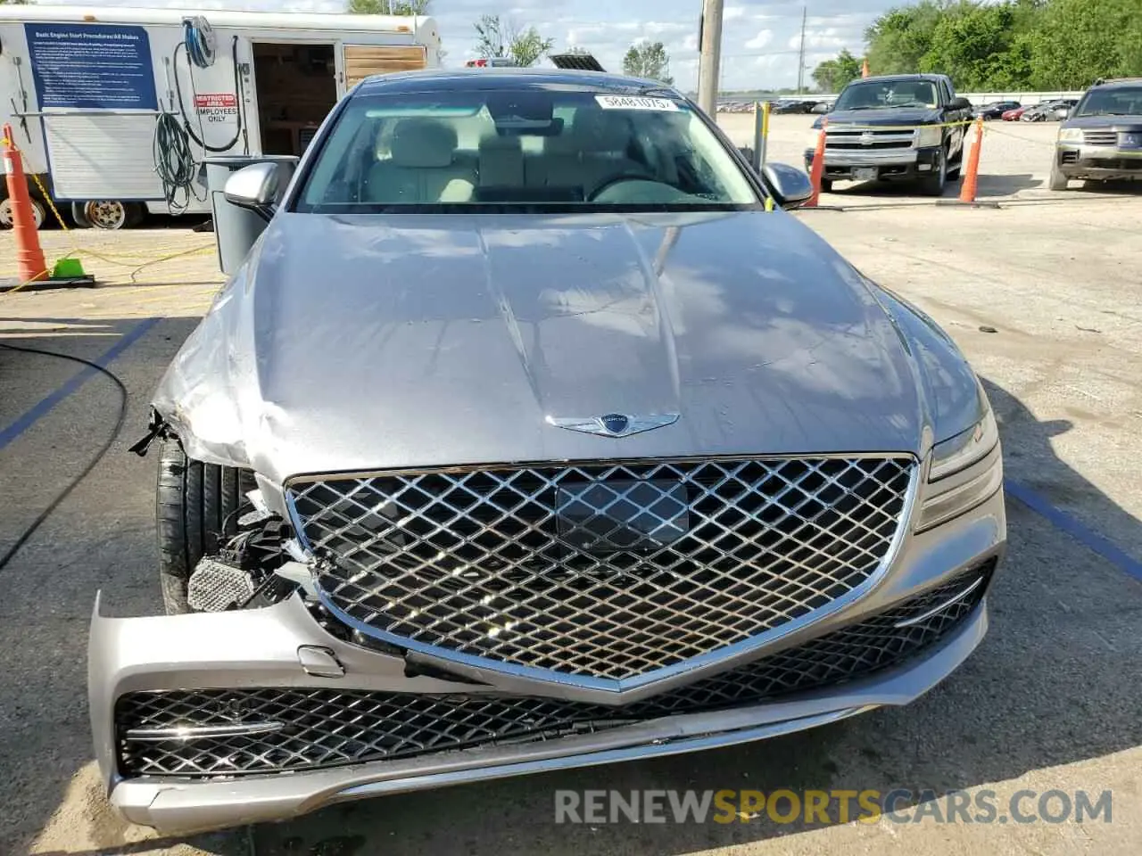 5 Photograph of a damaged car KMTGB4SC8PU142768 GENESIS G80 2023