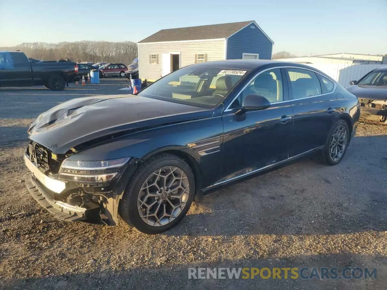 1 Фотография поврежденного автомобиля KMTGB4SC8PU179805 GENESIS G80 2023