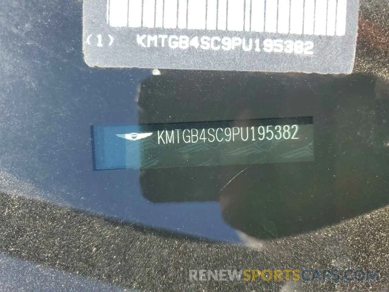 13 Photograph of a damaged car KMTGB4SC9PU195382 GENESIS G80 2023