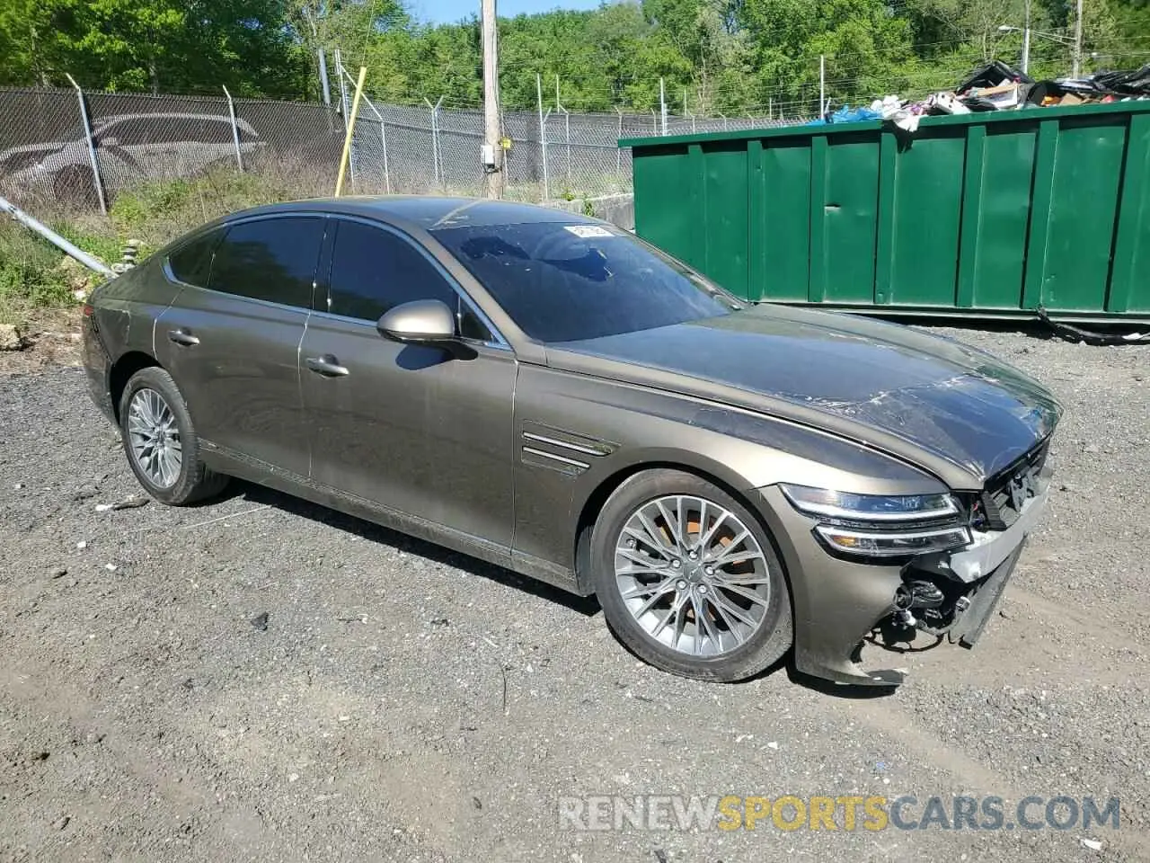 4 Photograph of a damaged car KMTGB4SC9PU195382 GENESIS G80 2023
