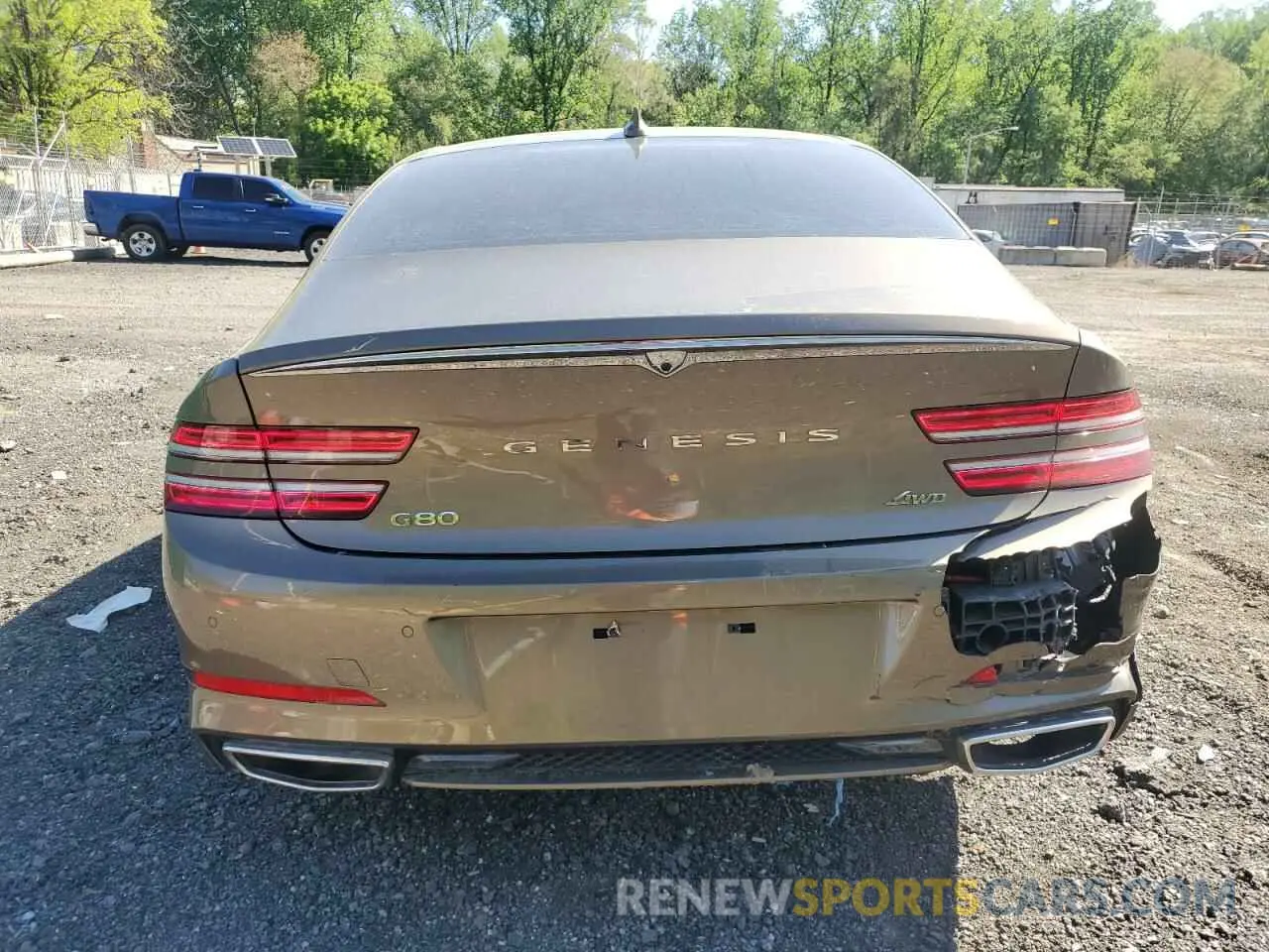 6 Photograph of a damaged car KMTGB4SC9PU195382 GENESIS G80 2023