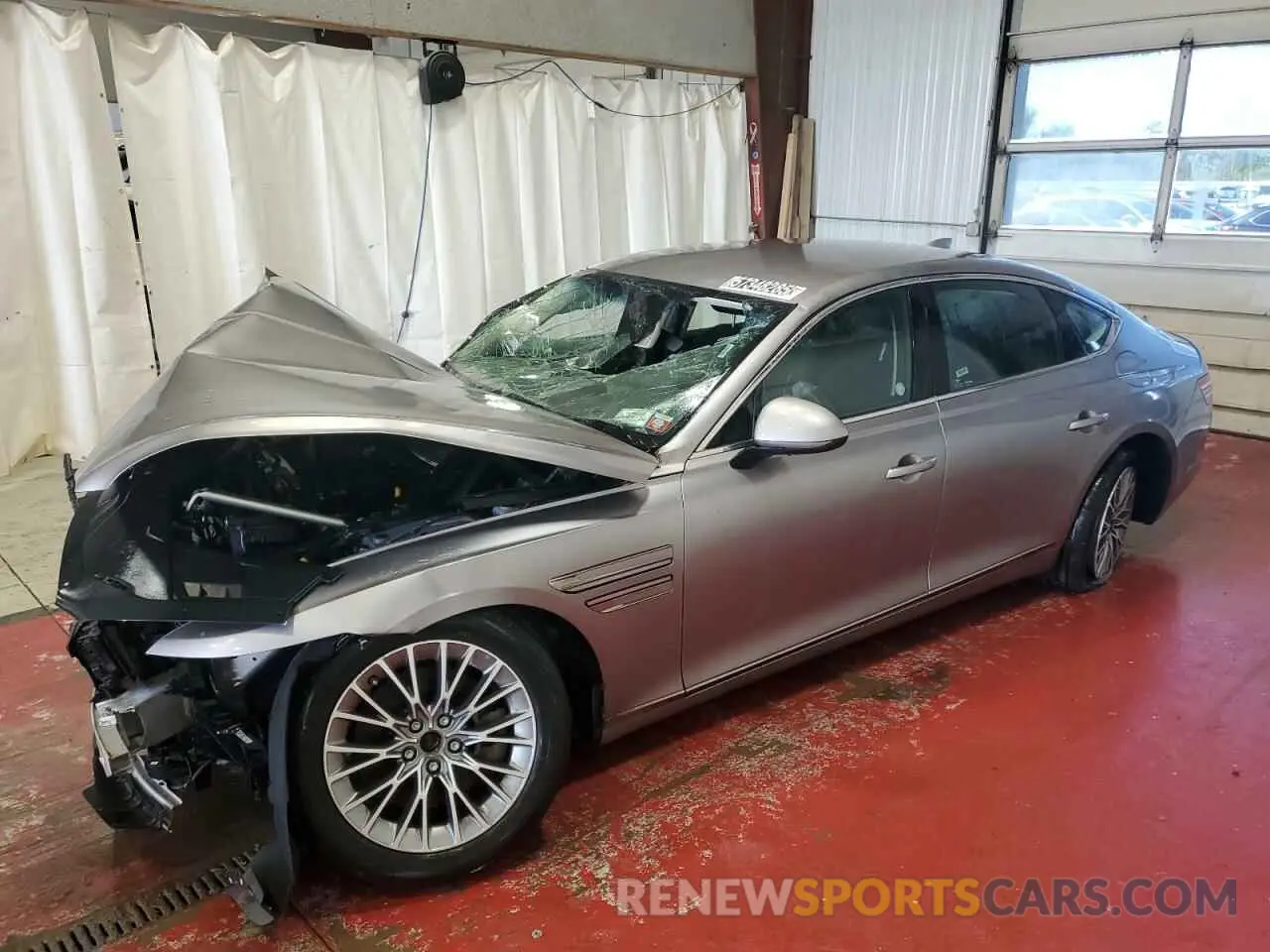 1 Photograph of a damaged car KMTGB4SCXPU197190 GENESIS G80 2023