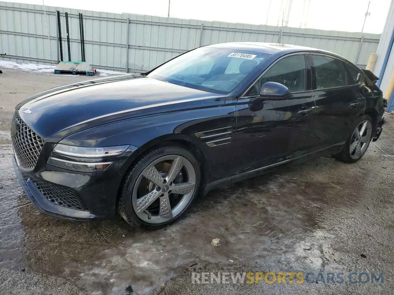 1 Фотография поврежденного автомобиля KMTGB4SD1PU156195 GENESIS G80 2023