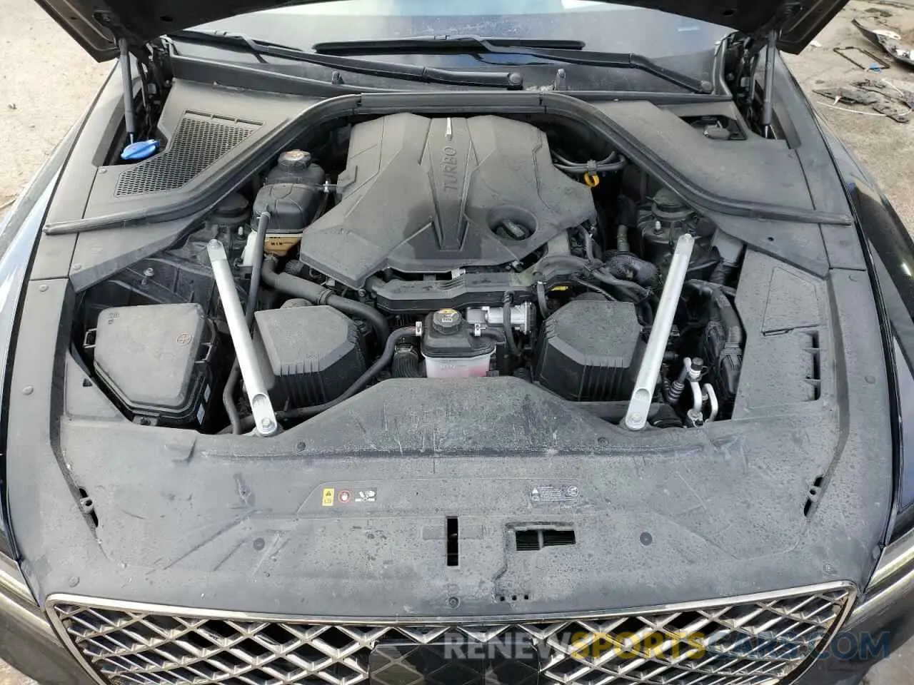 11 Фотография поврежденного автомобиля KMTGB4SD1PU156195 GENESIS G80 2023