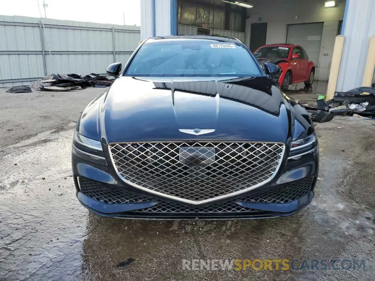5 Фотография поврежденного автомобиля KMTGB4SD1PU156195 GENESIS G80 2023