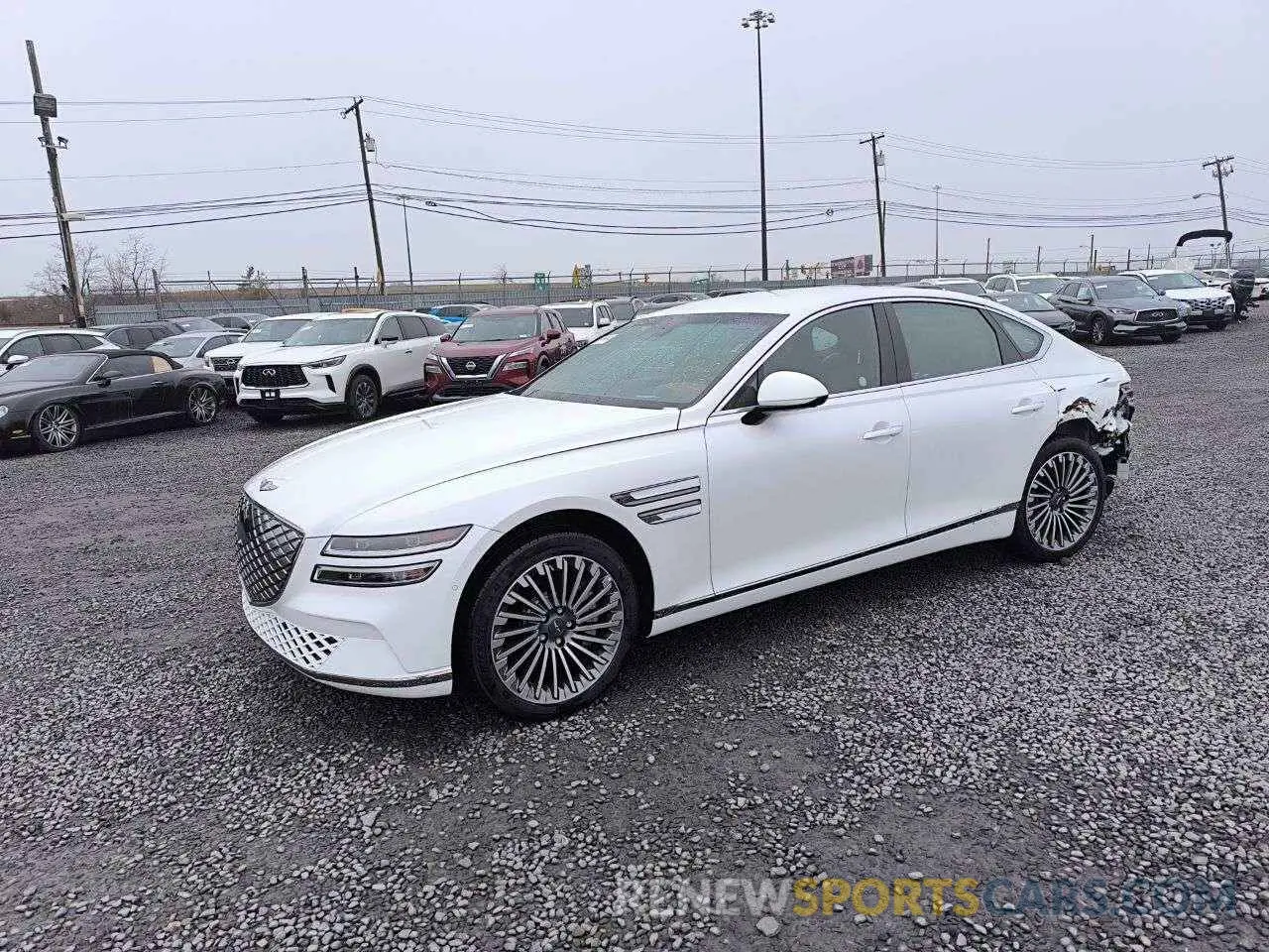 1 Фотография поврежденного автомобиля KMTGE4S11PU007105 GENESIS G80 2023