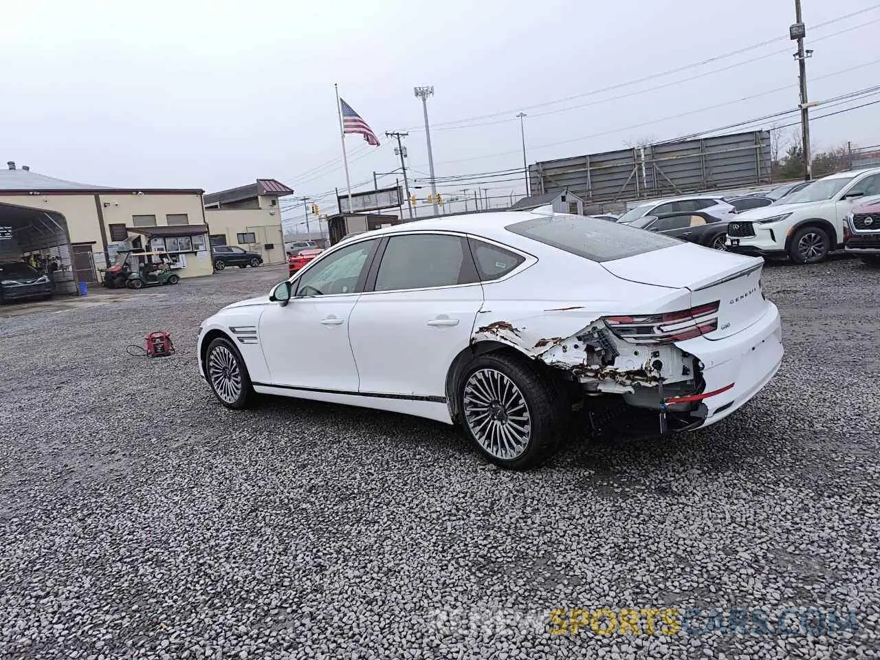 2 Фотография поврежденного автомобиля KMTGE4S11PU007105 GENESIS G80 2023