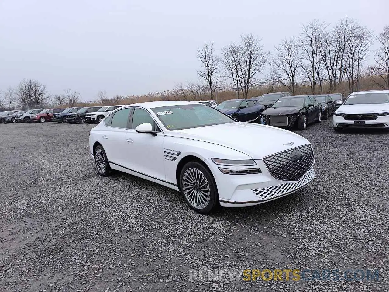 3 Фотография поврежденного автомобиля KMTGE4S11PU007105 GENESIS G80 2023