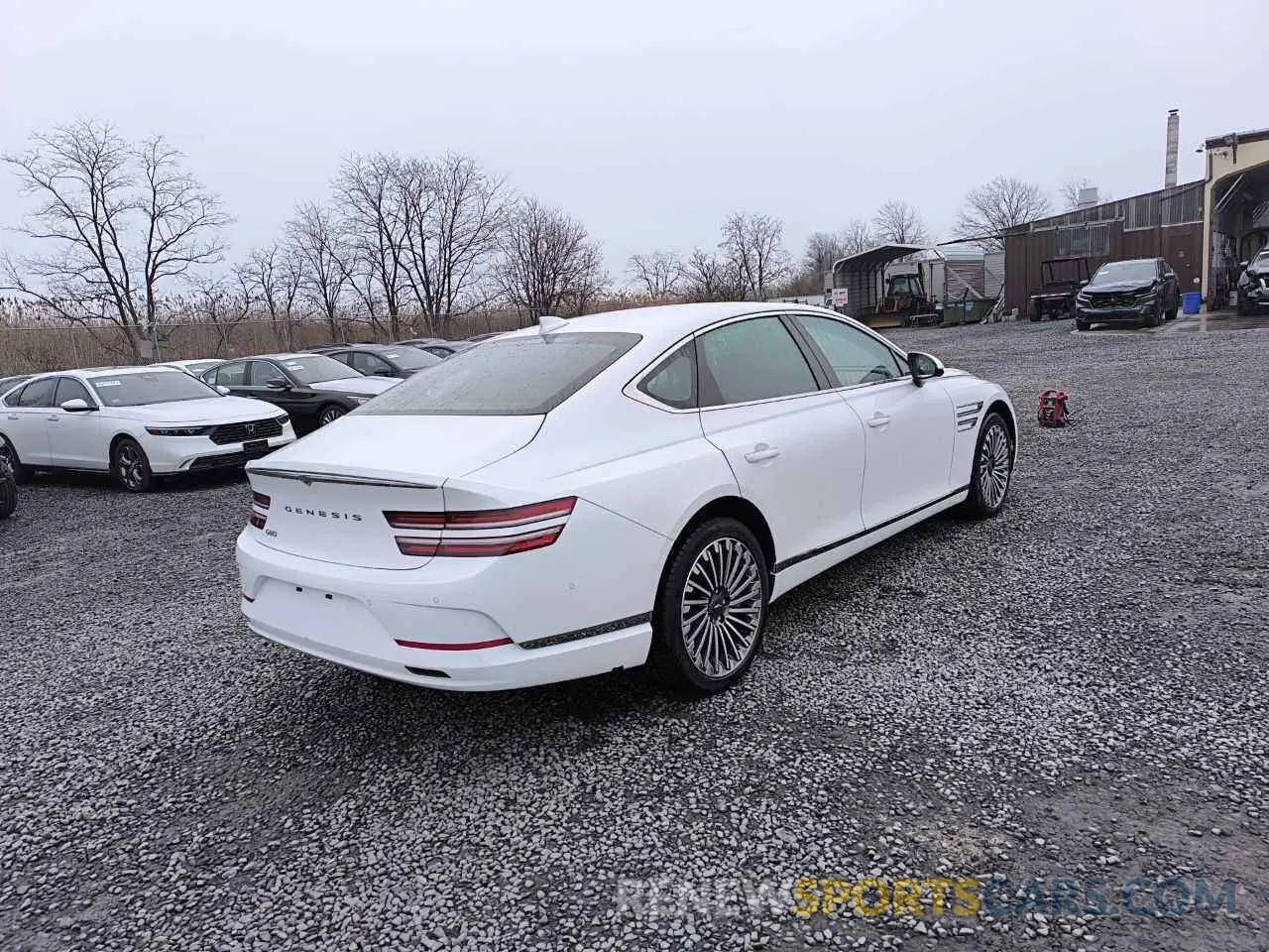 4 Фотография поврежденного автомобиля KMTGE4S11PU007105 GENESIS G80 2023