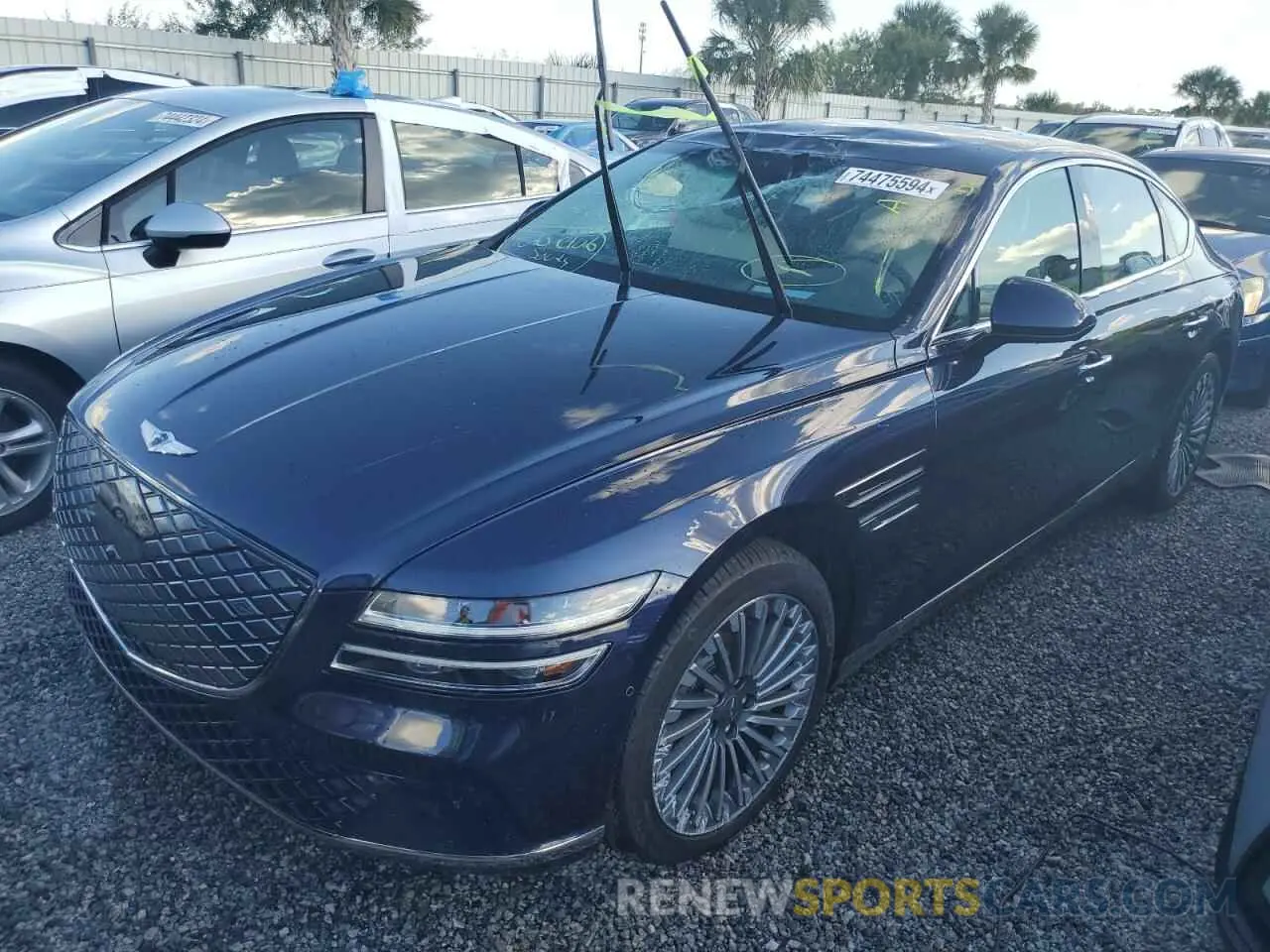 1 Фотография поврежденного автомобиля KMTGE4S19PU006073 GENESIS G80 2023