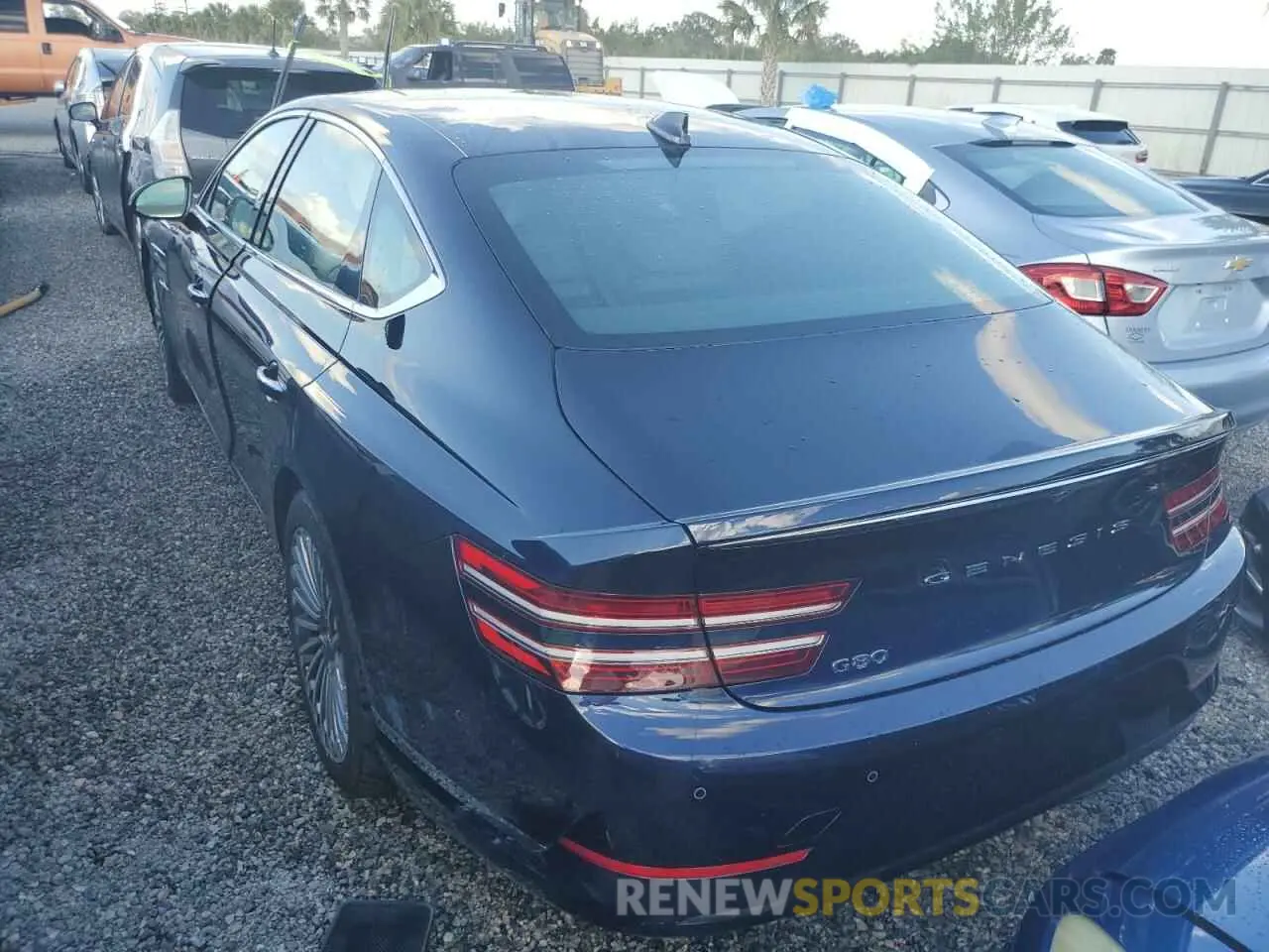 6 Фотография поврежденного автомобиля KMTGE4S19PU006073 GENESIS G80 2023