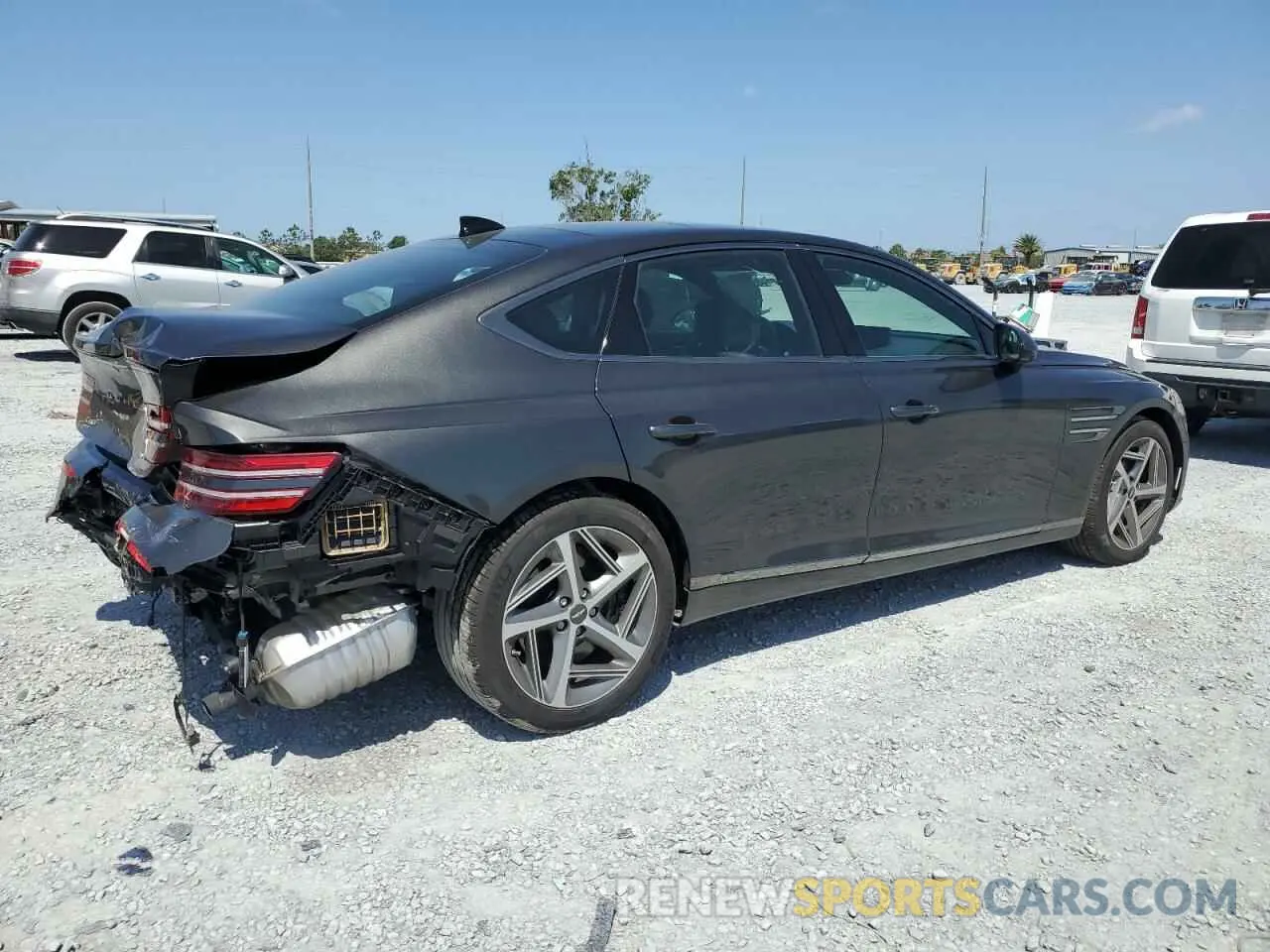 3 Photograph of a damaged car KMTGA4SC3RU206480 GENESIS G80 2024