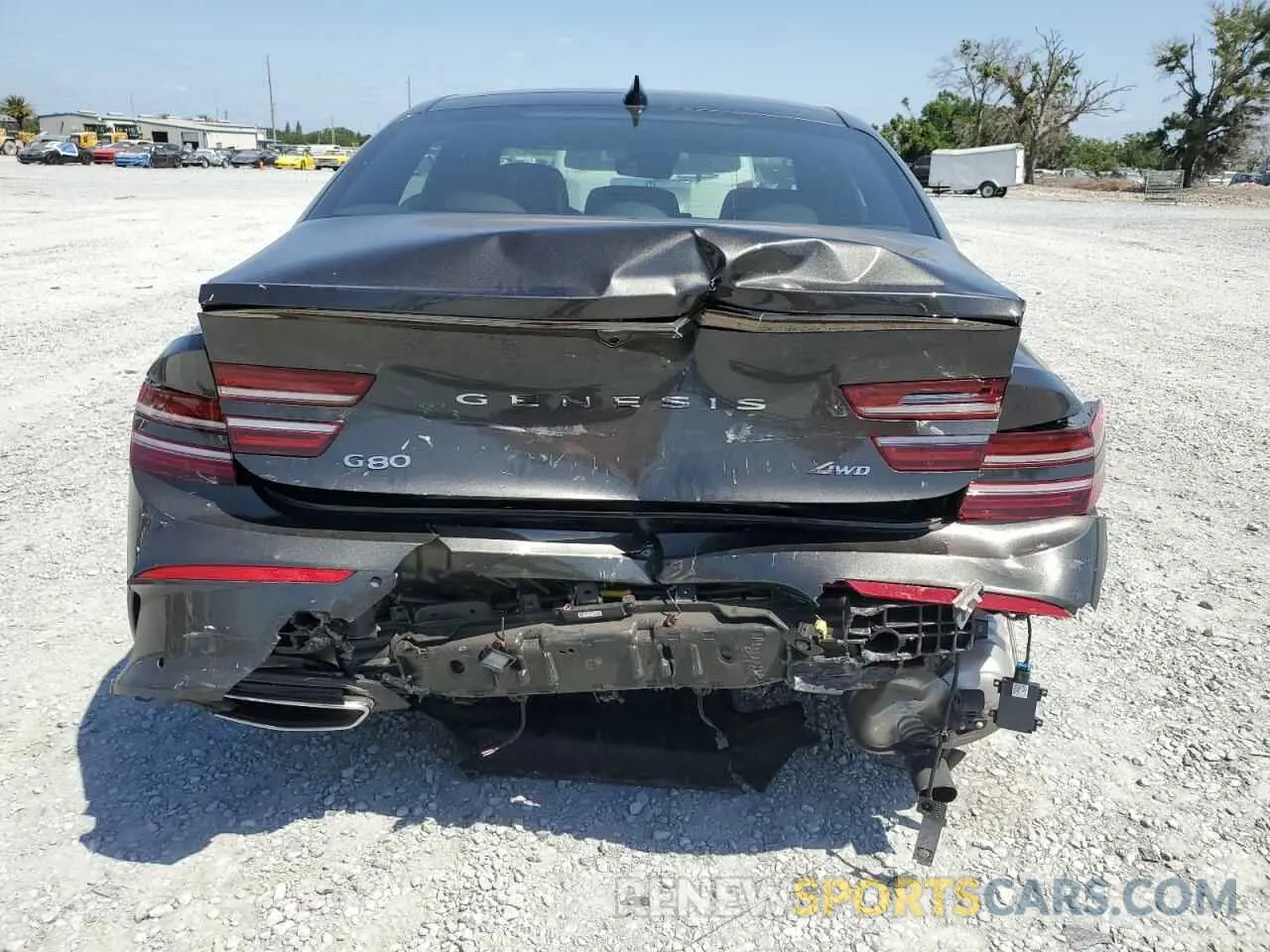 6 Photograph of a damaged car KMTGA4SC3RU206480 GENESIS G80 2024
