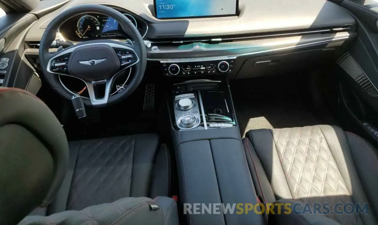 8 Photograph of a damaged car KMTGA4SC3RU206480 GENESIS G80 2024