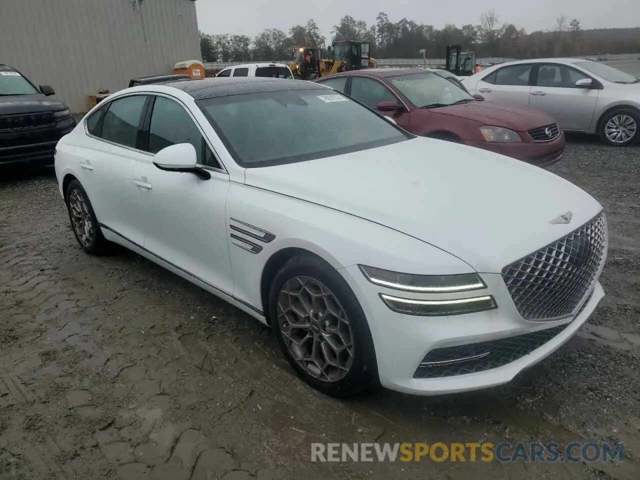 1 Фотография поврежденного автомобиля KMTGB4SC5RU227361 GENESIS G80 2024