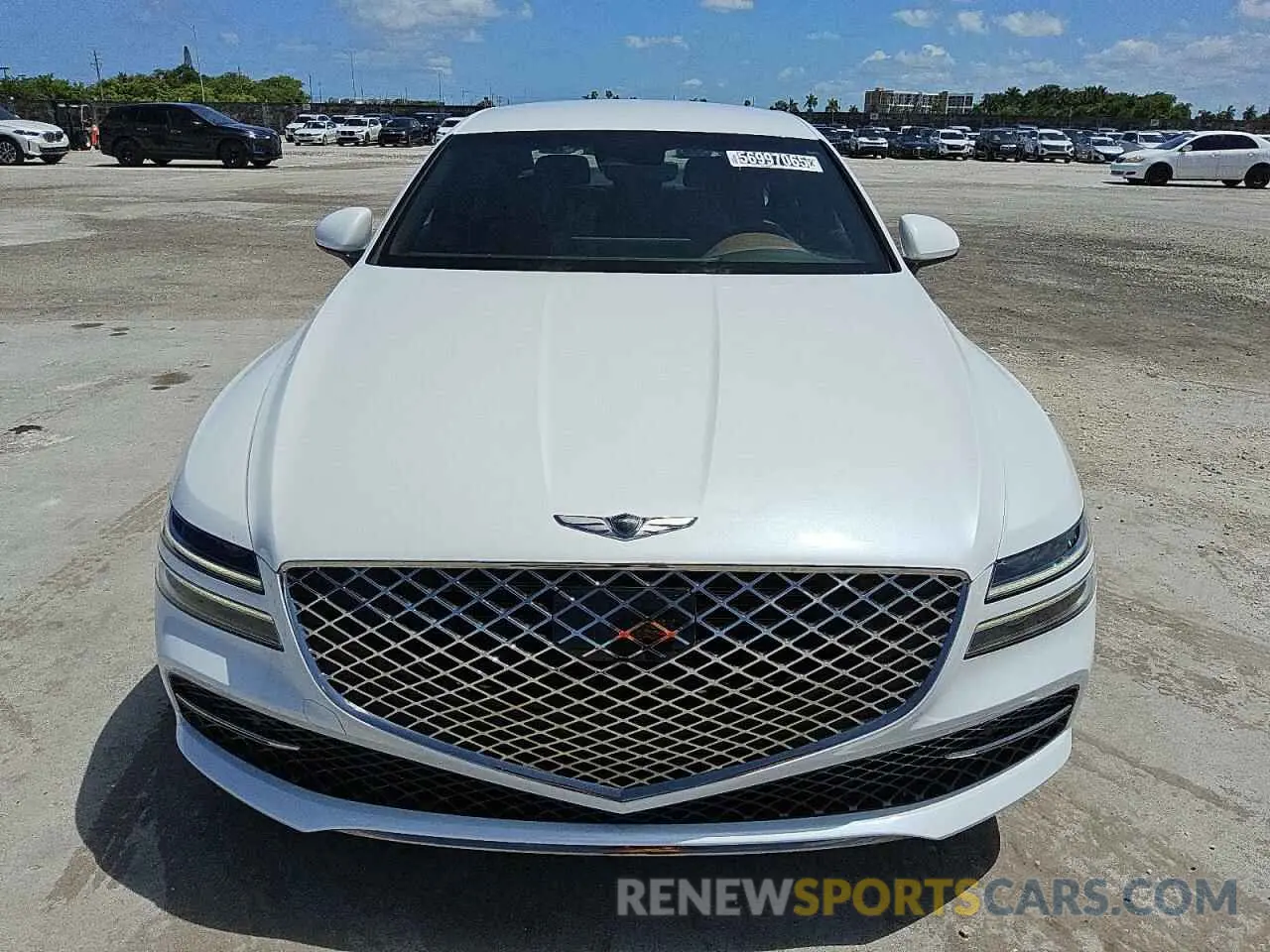 5 Photograph of a damaged car KMTGB4SC5RU237744 GENESIS G80 2024