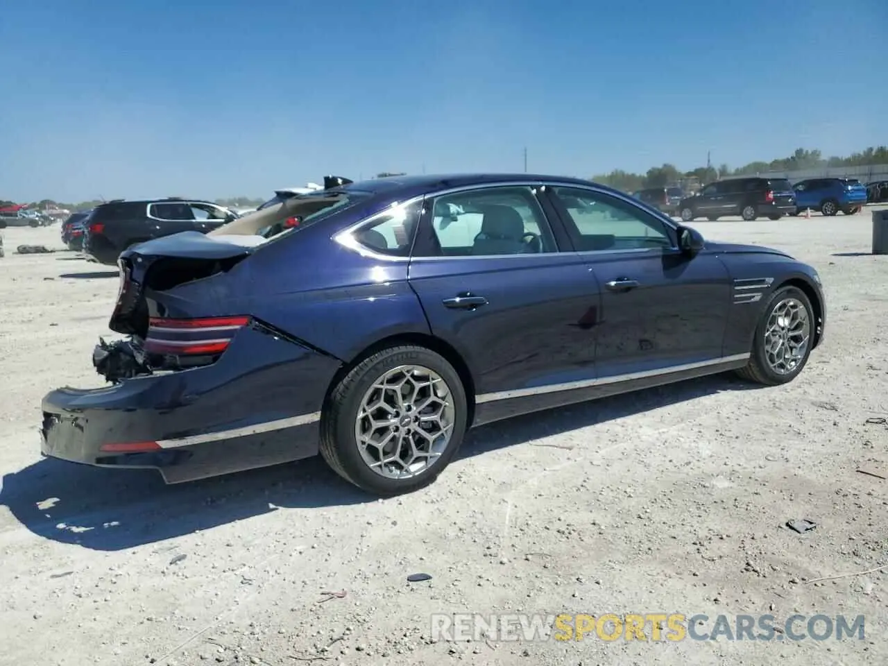 3 Фотография поврежденного автомобиля KMTGB4SC6RU227336 GENESIS G80 2024