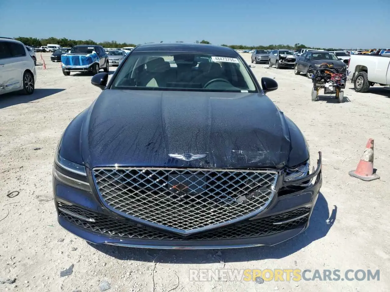 5 Фотография поврежденного автомобиля KMTGB4SC6RU227336 GENESIS G80 2024