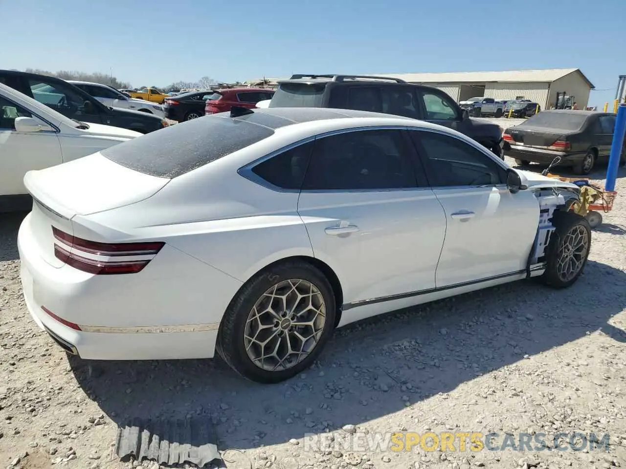 3 Photograph of a damaged car KMTGB4SC8RU225801 GENESIS G80 2024