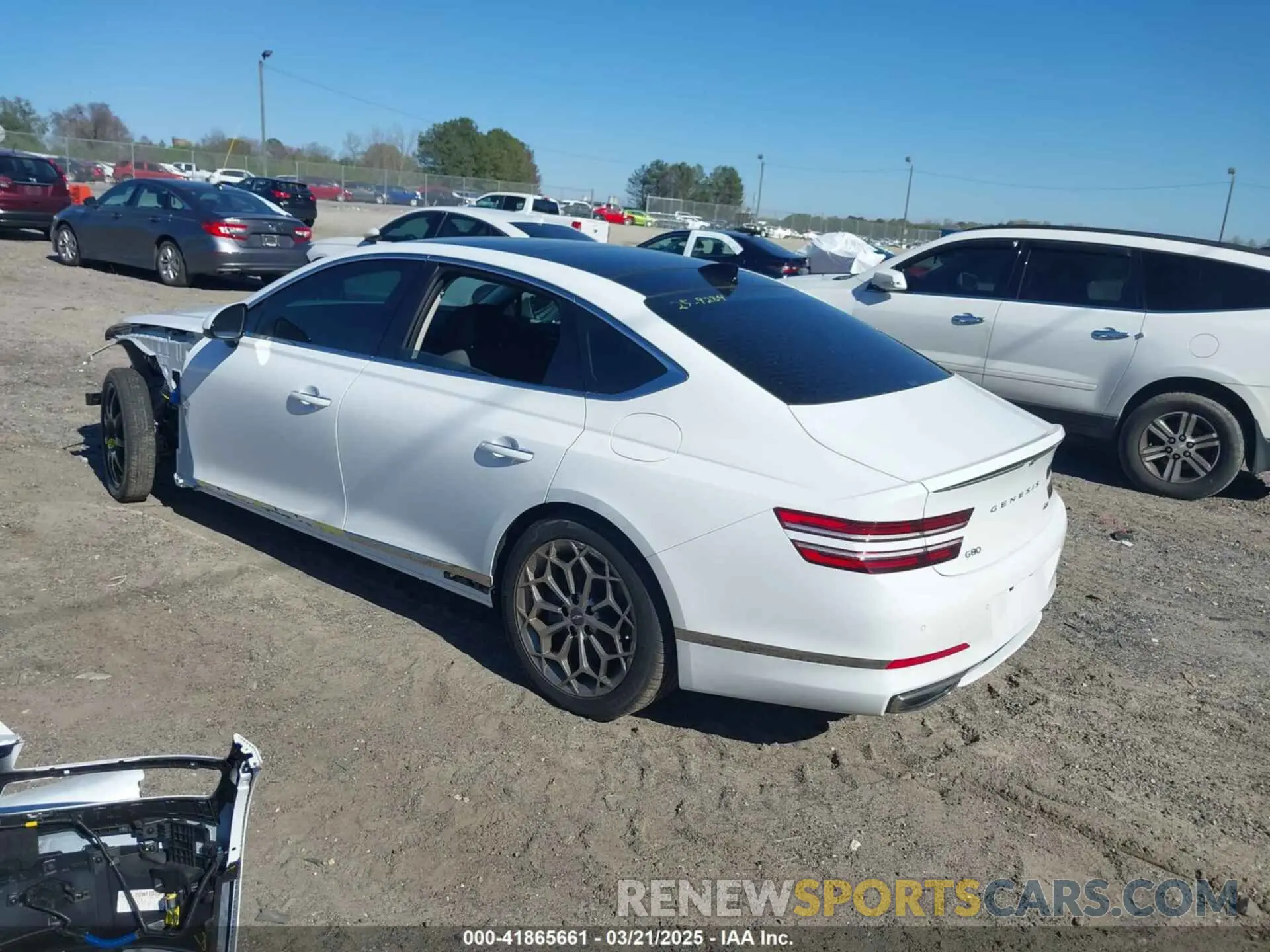 3 Photograph of a damaged car KMTGB4SC8RU242131 GENESIS G80 2024