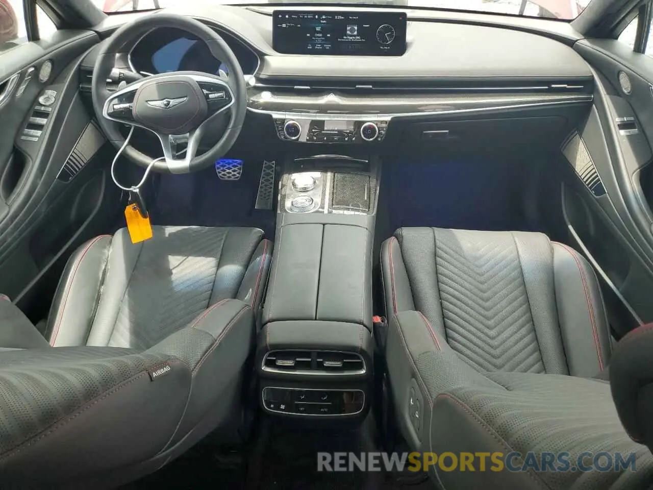 8 Фотография поврежденного автомобиля KMTGB4SD0RU238017 GENESIS G80 2024