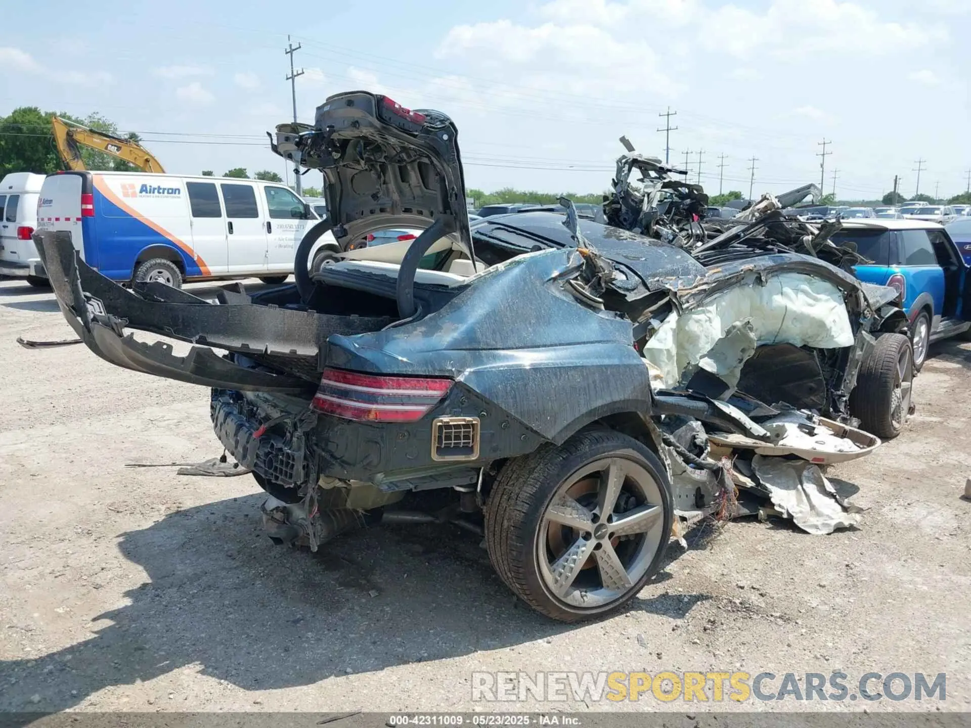 4 Фотография поврежденного автомобиля KMTGG4SD2SU286304 GENESIS G80 2025