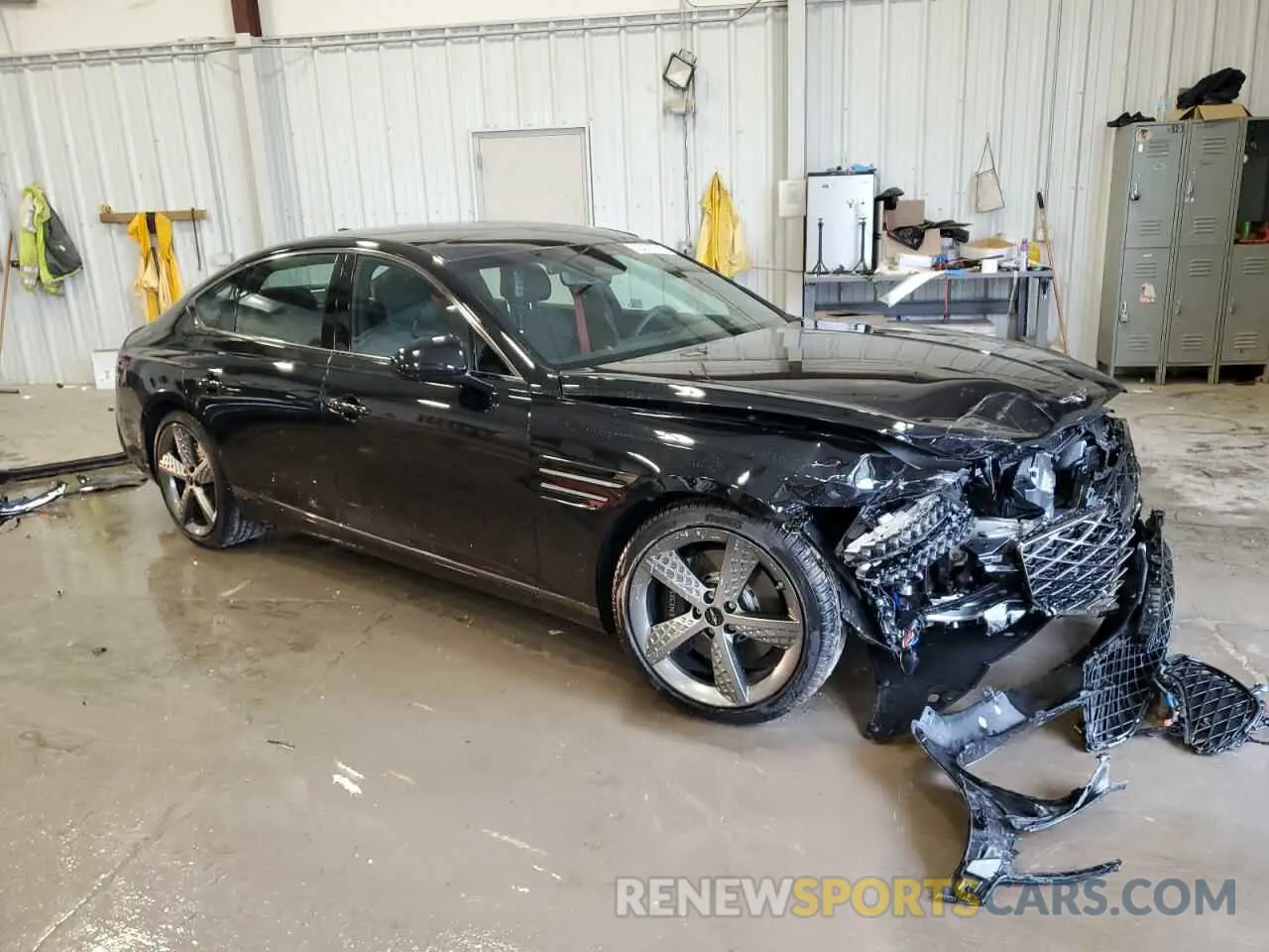 4 Photograph of a damaged car KMTGG4SD3SU267227 GENESIS G80 2025