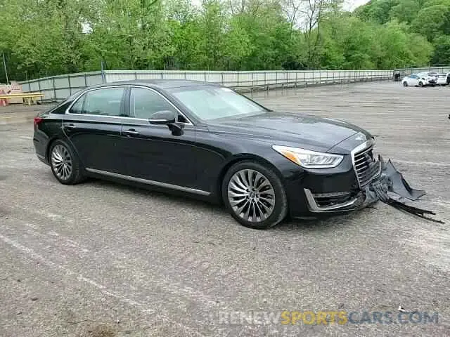 13 Фотография поврежденного автомобиля KMHG54JH0KU050660 GENESIS G90 2019