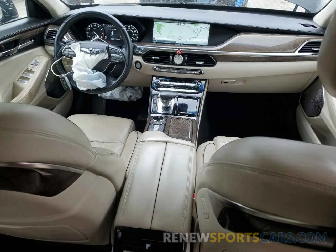 8 Фотография поврежденного автомобиля KMHG54JH0KU050660 GENESIS G90 2019