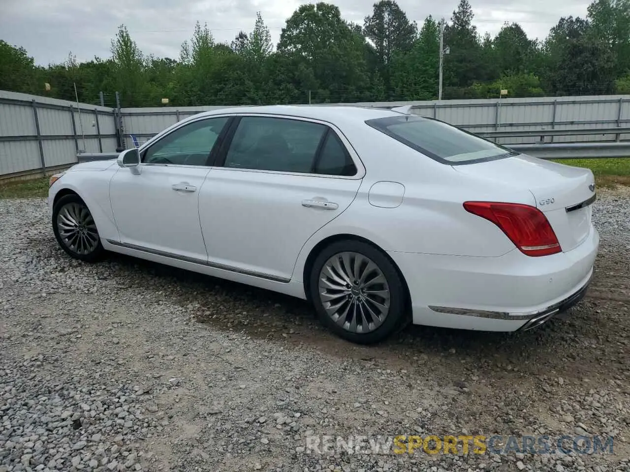 2 Photograph of a damaged car KMHG54JH0KU052649 GENESIS G90 2019