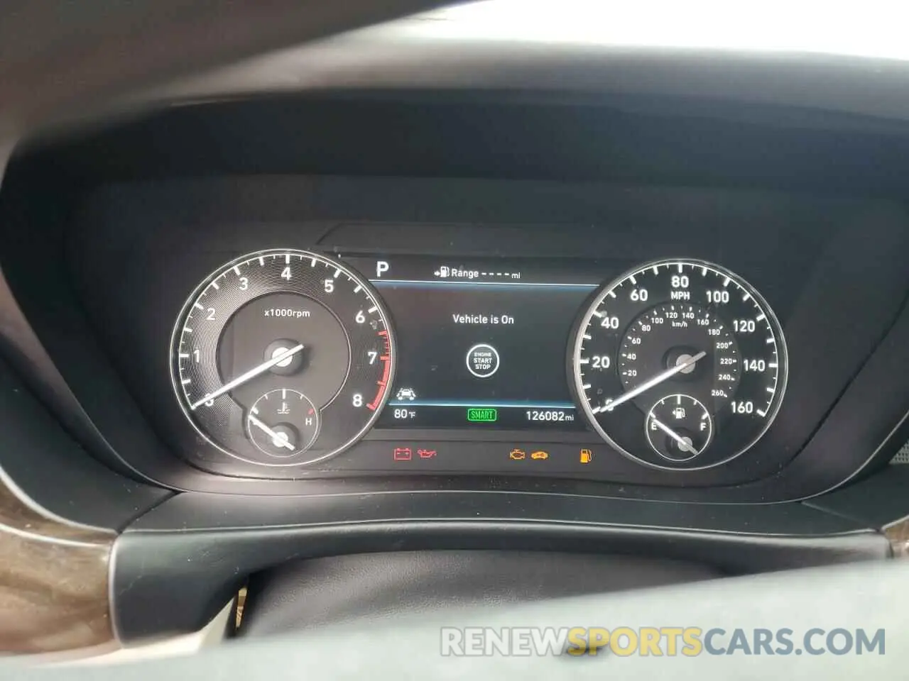 9 Photograph of a damaged car KMHG54JH0KU052649 GENESIS G90 2019