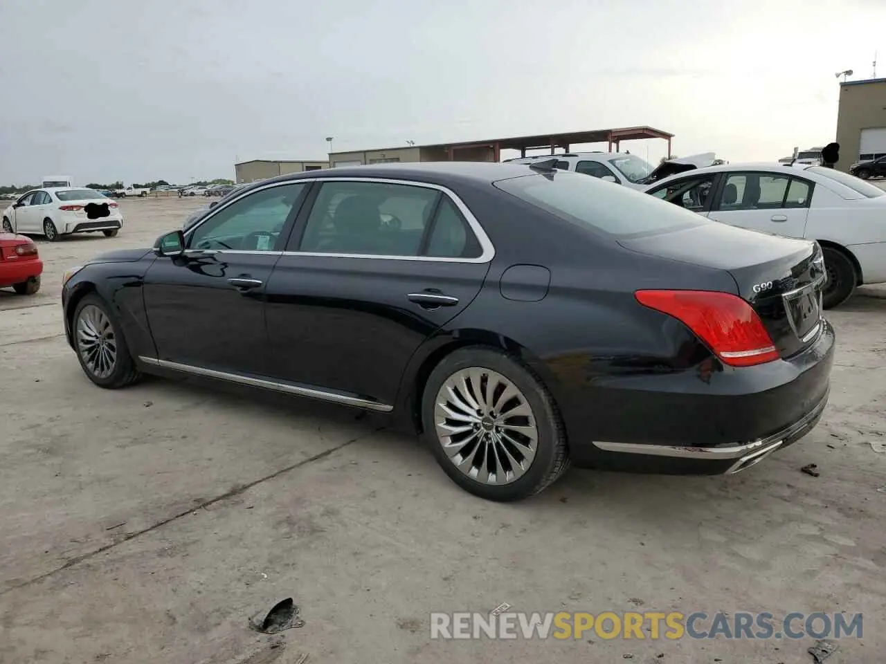 2 Photograph of a damaged car KMTF54JH3KU059175 GENESIS G90 2019