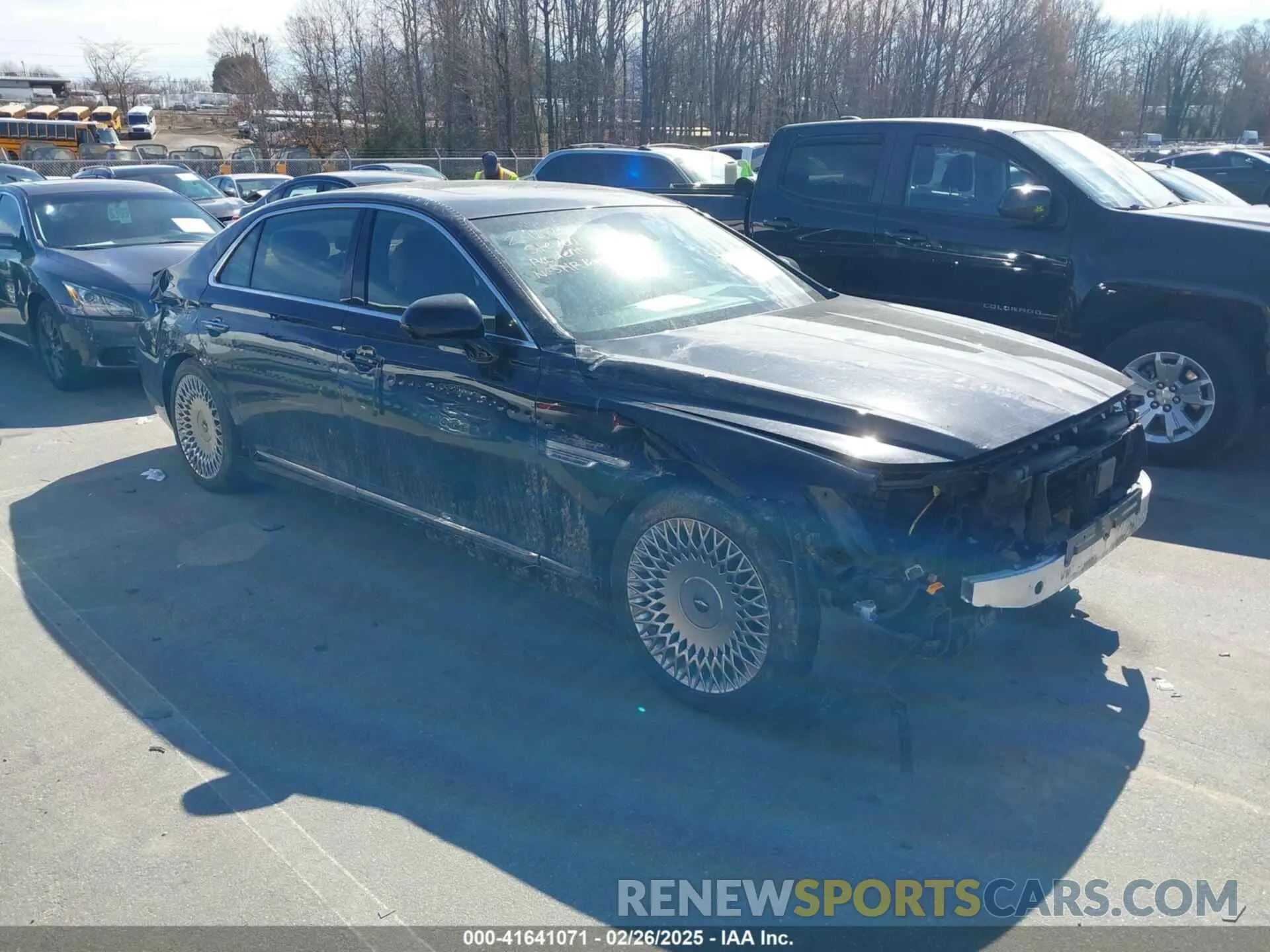 1 Фотография поврежденного автомобиля KMTF54PH0LU080767 GENESIS G90 2020
