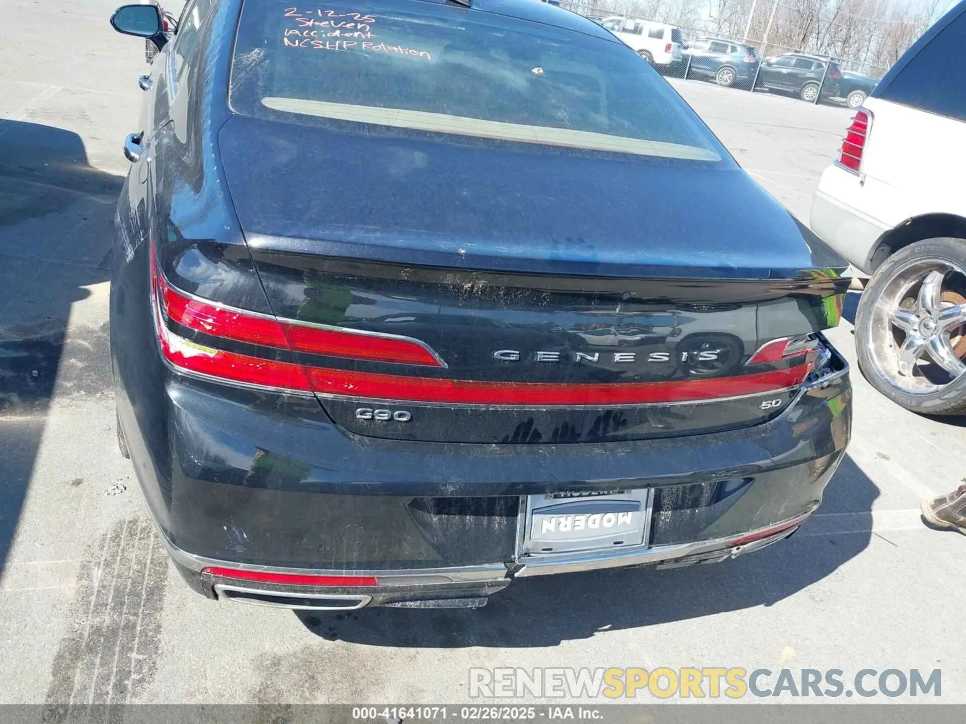 16 Фотография поврежденного автомобиля KMTF54PH0LU080767 GENESIS G90 2020
