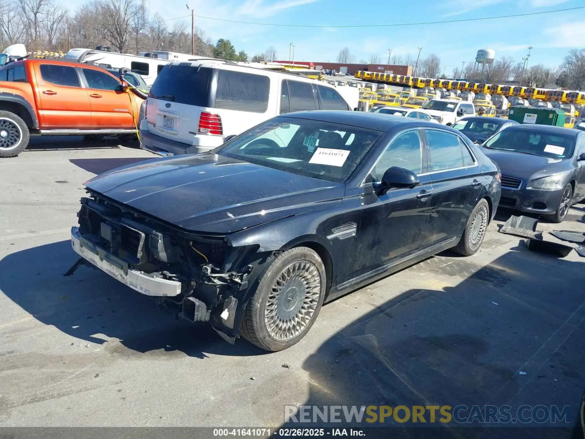2 Фотография поврежденного автомобиля KMTF54PH0LU080767 GENESIS G90 2020