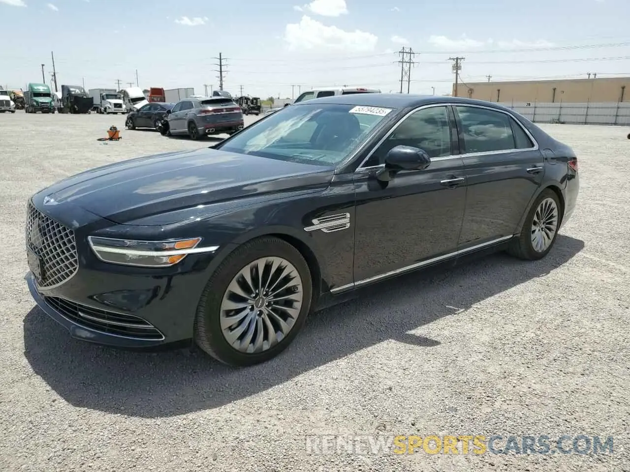 1 Photograph of a damaged car KMTF54PH1LU076923 GENESIS G90 2020