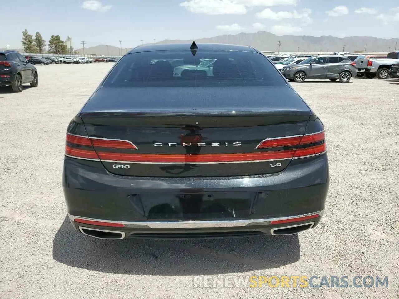 6 Photograph of a damaged car KMTF54PH1LU076923 GENESIS G90 2020