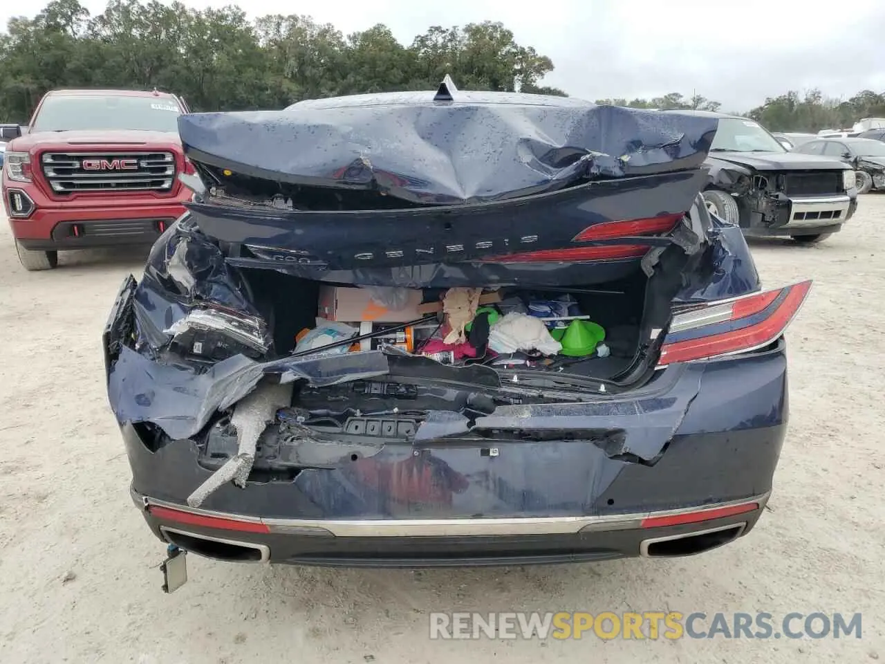 6 Photograph of a damaged car KMTF34PA7MU085409 GENESIS G90 2021