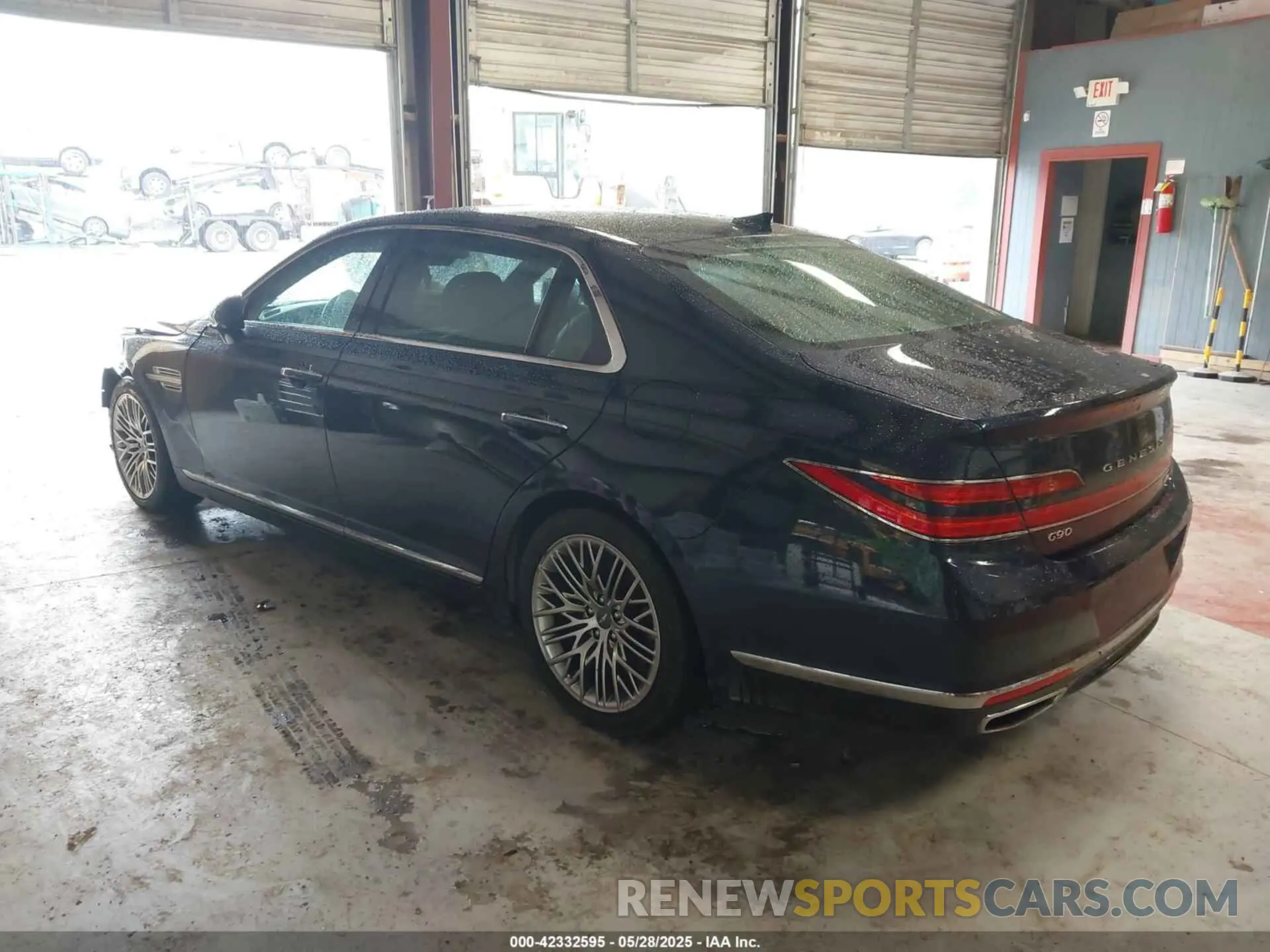 3 Фотография поврежденного автомобиля KMTF54PH6MU086073 GENESIS G90 2021